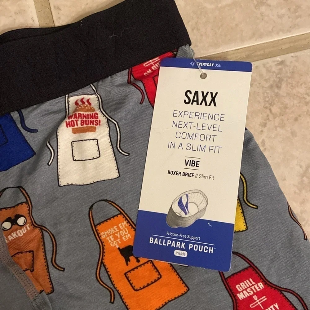 NWT Saxx Slim Fit Boxer Briefs size S